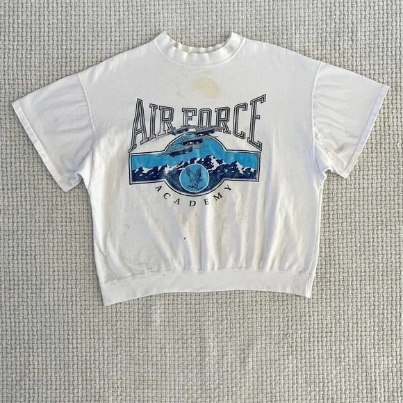 vintage Thrashed Air Force Academy Sweatshirt - Picture 3 of 5